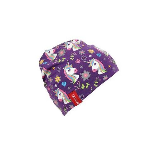 ROTH Mädchen Beanie Einhorn lila Einheitsgröße 1 St.