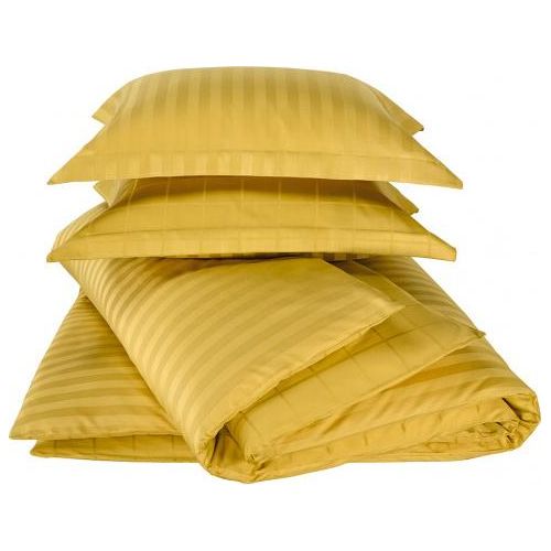 bettbezug Zygo 260x220 cm Baumwolle ockergelb
