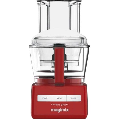 Magimix Küchenmaschine Compact 3200 XL Rot + Zitruspresse