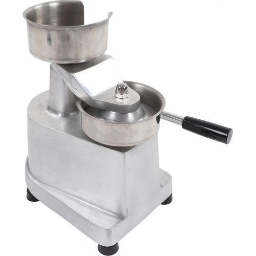 Hamburger Patty manuelle Maschine Aluminium Edelstahl Burger Presse Fleisch Maker Formmaschine mit 500 fettdichte Papiere für Barbecue (Durchmesser 150mm/5.91in )