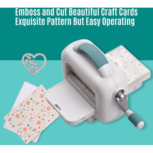Die Cutting & Embossing Machine Portable Manua Paper Cutter Card Making Supplies for Arts Crafts Paper Scrapbooking Cardmaking Fabric DIY Kits Home Decor