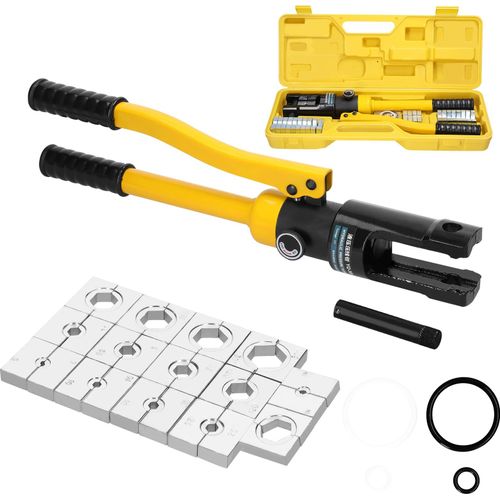 12T Hydraulische Crimpzange Kabel-Crimpzange Hydraulische Kabelschuh-Crimpzange Elektrischer Kabelschuh-Crimper-Set