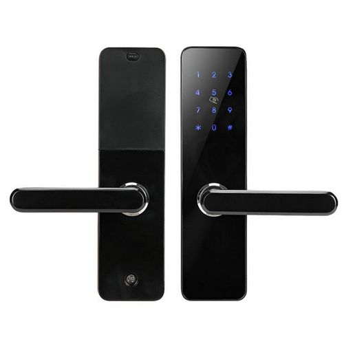 CardDoor Lock,Bluetooth Lock,Elektronisches Türschloss,Türgriff-Türschloss,Touchscreen-Türschloss,Code-Türschloss,Smart Door Lock für Amazon Alexa,Hebelschloss für Google Home,Home Security Zubehör