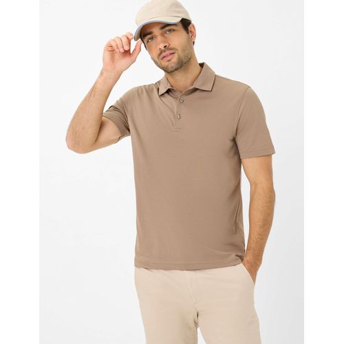 Brax Herren Polo Style PEPE truffle, braun, Gr. XS