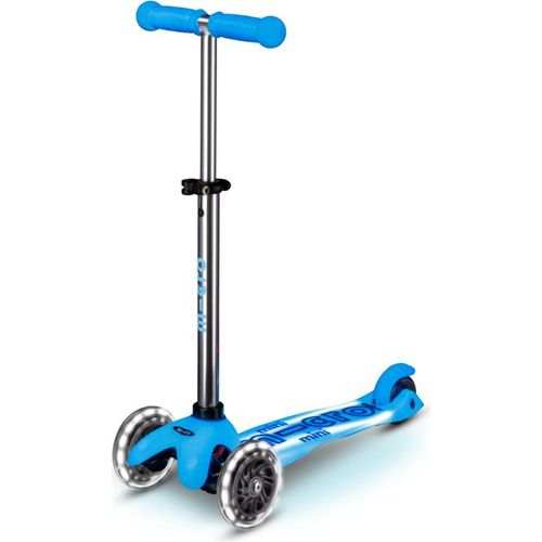 micro Scooter | Roller | mini micro deluxe glow LED plus artic blue