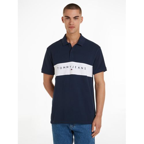 Tommy Jeans Poloshirt »TJM REG LINEAR POLO«, mit großem Tommy Jeans Schriftzug