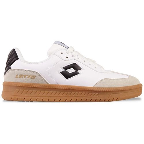 Sneaker LOTTO, Gr. 38, schwarz-weiß (weiß, schwarz), Synthetik, clean, sportlich, Schuhe, - mit stark gepolsterter Zunge