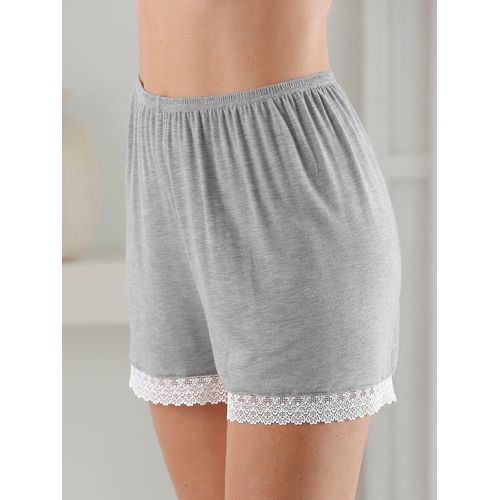 Panty WÄSCHEPUR, Damen, Gr. 44/46, grau (grau, meliert), 95% Modal, 5% Elasthan, Unterhosen