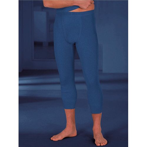 Lange Unterhose KINGS CLUB, Herren, Gr. 6, blau (dunkelblau, meliert), 100% Baumwolle, Unterhosen