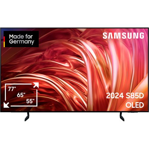 SAMSUNG OLED-Fernseher, G (A-G), schwarz (graphitschwarz), 55, Fernseher, Neural Quantum 4K AI Gen2 Prozessor, Gaming Hub, bis zu 120Hz