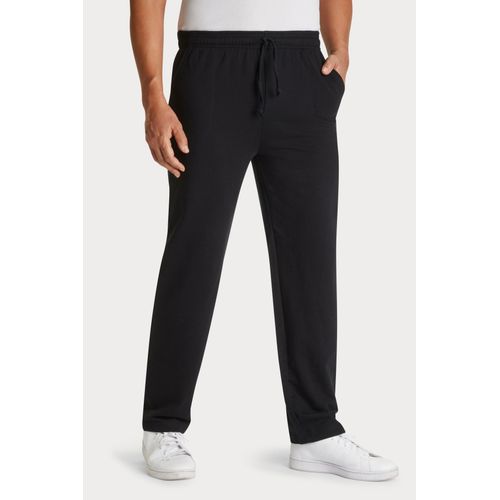 Sweathose KANGAROOS, Herren, Gr. 52/54 (L), N-Gr, schwarz, Sweatware, Obermaterial: 60% Baumwolle, 40% Polyester, unifarben, Basic, lässig geschnitten lang, Hosen, Jogginghose in legerer Weite