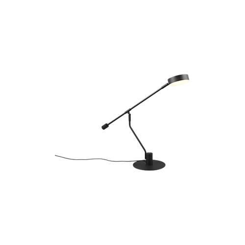 LED-Tischleuchte Trio Manduro, 6 W, 560 lm, 2700-6500 K, dimmbar, höhenverstellbar, neigbar, B 580 x H 640 mm, Metall und Acryl, schwarz