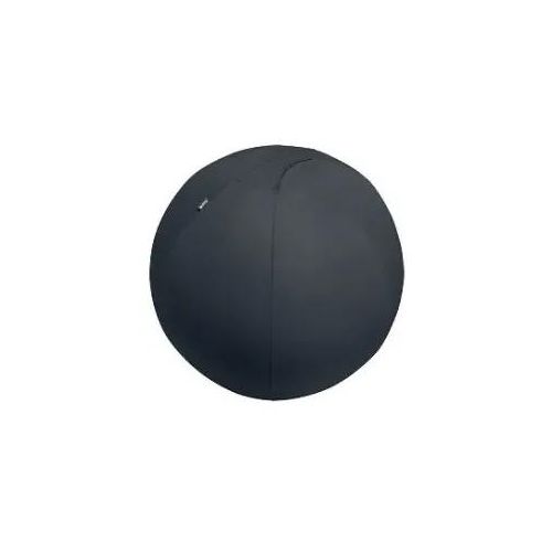 Leitz Ergo Sitzball für aktives Sitzen 6543 Stoppfunktion Design Tragegriff Waschbar 75 cm Bis zu 150 kg Dunkelgrau Image