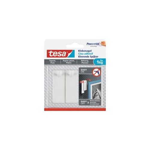 tesa® Klebenagel Tapete & Putz | verschiedene Stärken | Packung mit 2 Stück