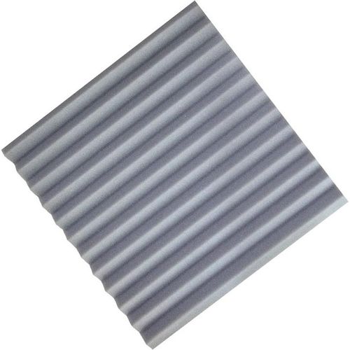 INF Akustik-Schallabsorbierende Schaumstoffplatten - 36 Stück Grau 5 cm