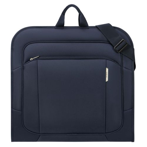 Kleidersack SAMSONITE "RESPARK", Gr. B/H: 55cm x 54cm, blau (midnight blau), 95% RECYCLED PET, 5% PU, Kleidersäcke, Garment Sleeve Kleiderhülle