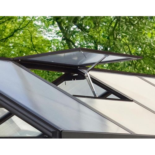 Dachfenster VITAVIA, schwarz, Aluminium, Fenster, ohne Verglasung, schwarz