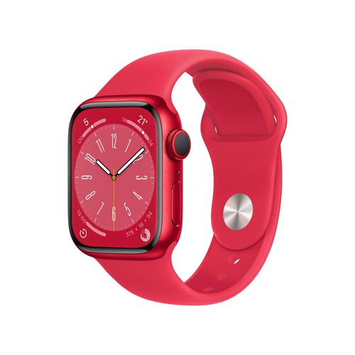 Apple Watch Series 8 OLED 41 mm 4G Rouge GPS (Satellit)