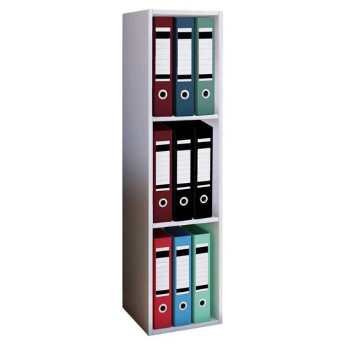Mid.you Aktenregal , Weiß , Holzwerkstoff , 2 Fächer , 34x107x30 cm , Arbeitszimmer, Büroregale, Aktenregale