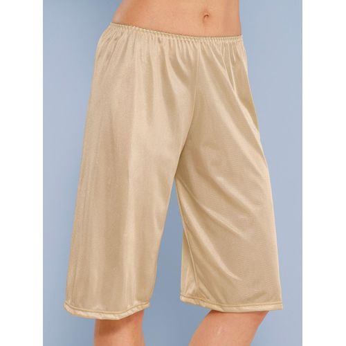 Unterrock WÄSCHEPUR, Damen, Gr. 44/46, beige (sand), 100% Polyamid, unifarben, Röcke