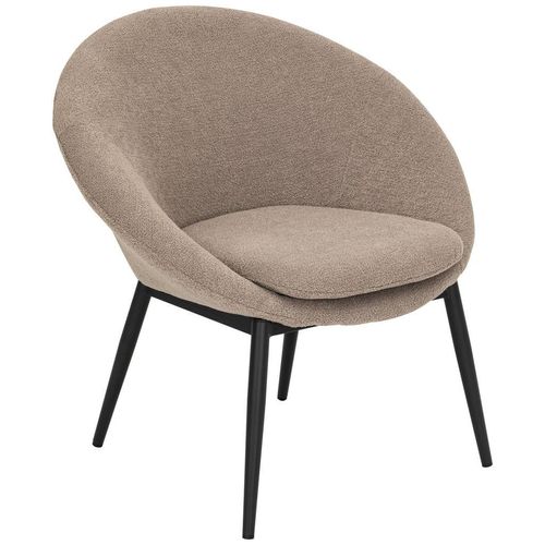 P & B Sessel , Braun , Textil , 77x77x64 cm , Wohnzimmer, Sessel, Polstersessel