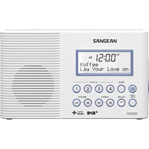 Sangean Tragbares Wasserdichtes Radio Dab+