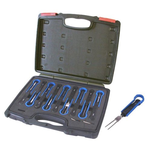 Entriegelungswerkzeug Aussteck Satz Steckverbinder Stecker Radio Buchse 12 tlg.