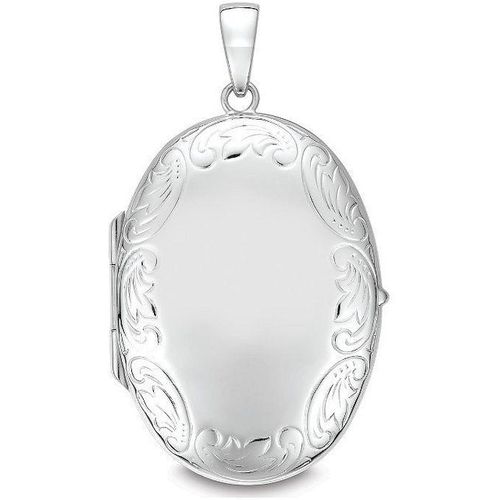 Quinn Silberanhänger Medaillon mit Wiener-Gravur 024 8431