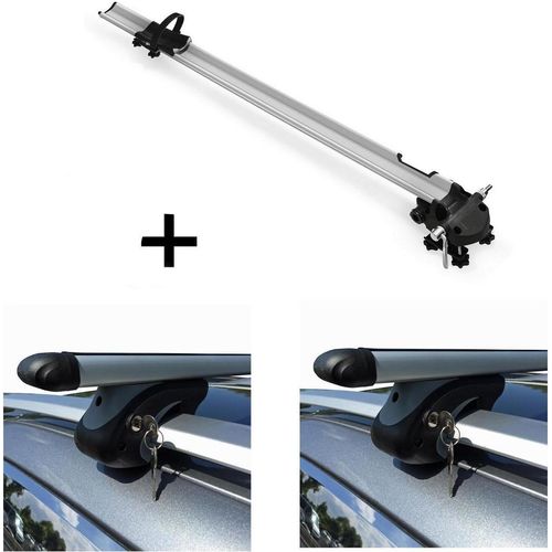 Fahrradträger Bike Pro + Relingträger VDP L120 kompatibel mit für Hyundai Tucson JM 04-15