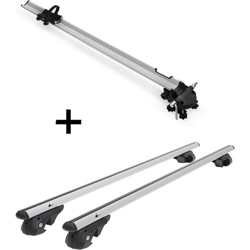 Fahrradträger Bike Pro + Relingträger VDP004 XL kompatibel mit für Mercedes Vaneo W414 2002-2005
