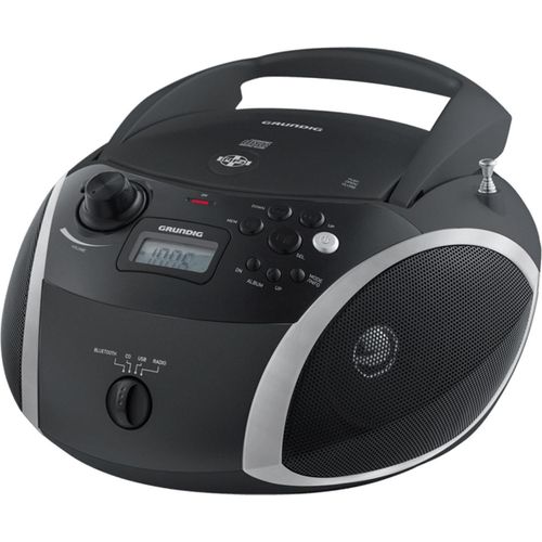 GRUNDIG CD-Player GRB 3000 BT scharz/silber, Farbe:Scharz/Silber