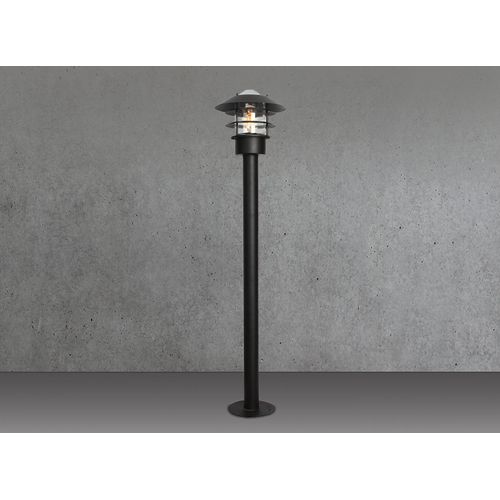 Stehlampen Outdoor, moderne Wegbeleuchtung Garten, Außenlampen Terrasse Schwarz