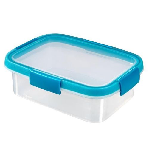 CURVER Frischhaltedose Smart Fresh 1l rechteckig transparent/hellblau 00935-284-00