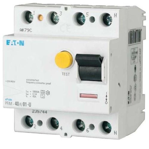 Eaton FI-Schutzschalter Typ F PFIM-40/4/003-G/F