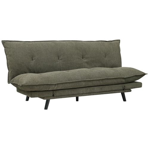 Ti'me Schlafsofa , Grün , Textil , Kautschukholz , teilmassiv , 2-Sitzer , 196x83x82 cm , Kinder- & Jugendzimmer, Jugendmöbel, Jugendsofas