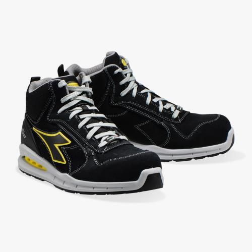 Utility Diadora Schuhhandschuh Run Net Airbox Mid S3 Src Schwarz