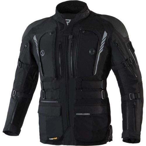 Rebelhorn Patrol Motorrad Textiljacke Farbe: Schwarz, Grösse: M