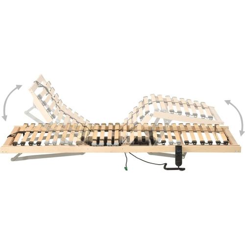 vidaXL Lattenrost Elektrisch mit 28 Latten 7 Zonen 90x200 cm