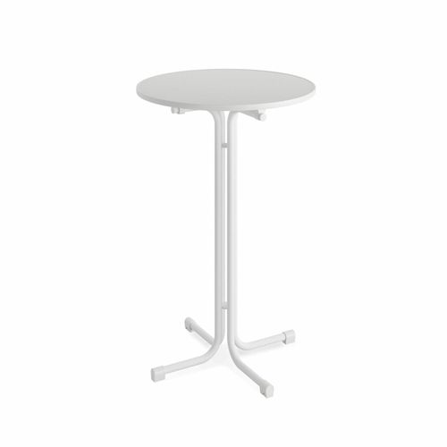 Stehtisch Berlin Weiß Ø 80 cm, P16180