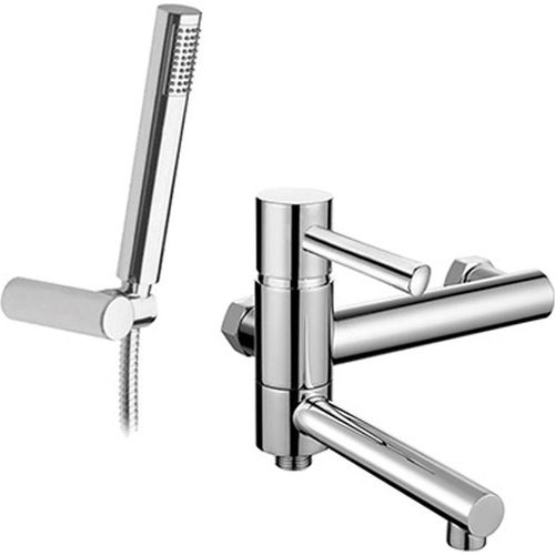 SPIKE Wannenarmatur mit Handbrause, Abstand 150mm,Chrom