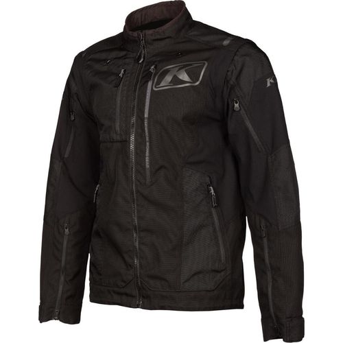 Klim Dakar Motorrad Textiljacke, schwarz, XL
