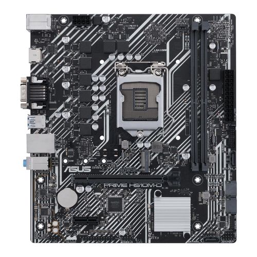 ASUS PRIME H510M-D - Motherboard - micro ATX - LGA1200-Sockel - H510 Chipsatz - USB 3.2 Gen 1 - Gigabit LAN - Onboard-Grafik (CPU erforderlich)