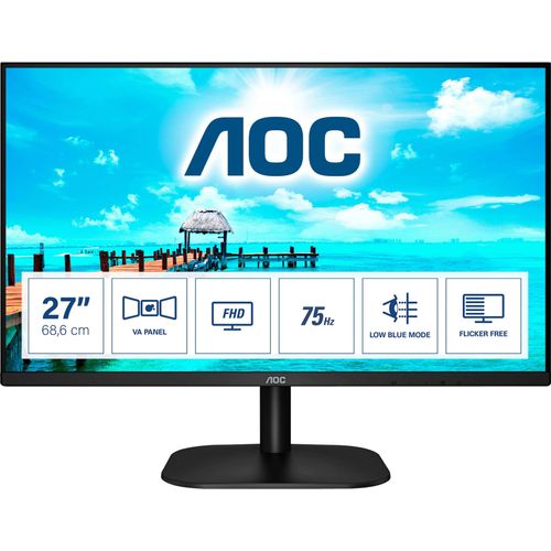 Monitor 27B2DM, B2, Schwarz, 27 Zoll, Full-HD, VA, 60 Hz, 4 ms