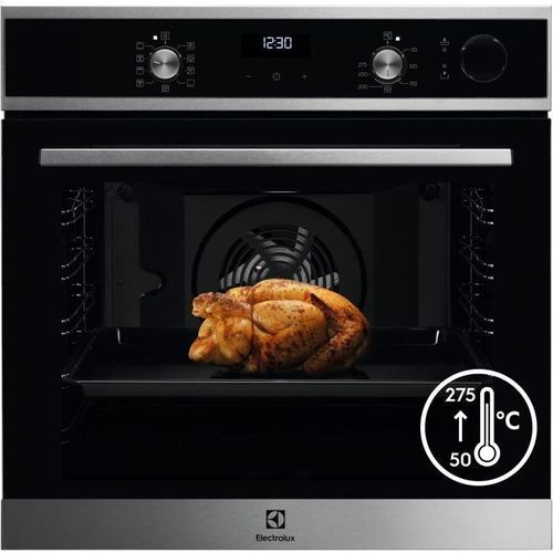 ELECTROLUX EOC5H40X OFENSERIE 700 PRO SteamCrisp - Integriertes Dampfgaren / Heißluft - Glatte Emaille