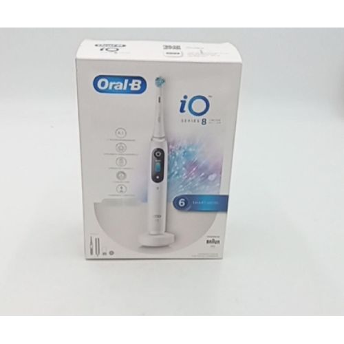 Oral-B iO Series 8 White Alabaster elektrische Zahnbürste, Limited Edition