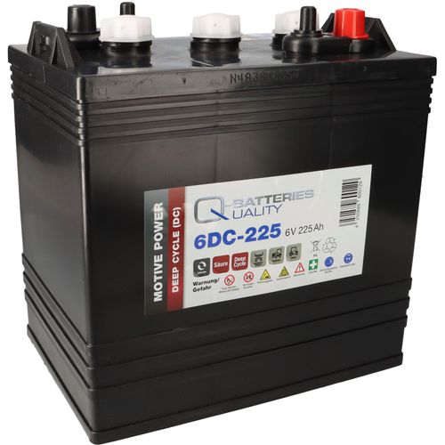 Batterie 6DC-225 6V 225Ah kompatibel zu Trojan T-105 Crown CR 220 HD