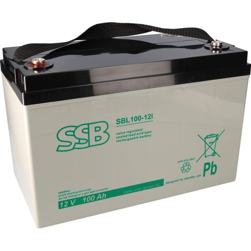 SSB Blei Akku SBL 100-12i(sh) AGM Batterie M8 Schraubanschluss - 12V 100Ah