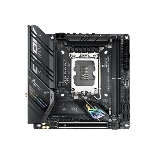 ASUS ROG STRIX B660-I GAMING WIFI - Motherboard - Mini-ITX - LGA1700-Sockel - B660 Chipsatz - USB-C Gen2, USB-C Gen1, USB 3.2 Gen 1, USB-C Gen 2x2 - 2.5 Gigabit LAN, Wi-Fi, Bluetooth - Onboard-Grafik (CPU erforderlich)