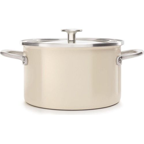 KitchenAid Kochtopf Almond Cream 20cm profi