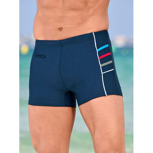 Badehose FEEL GOOD, Herren, Gr. 6, Normalgrößen, blau (marine), Polyamid, Badehosen